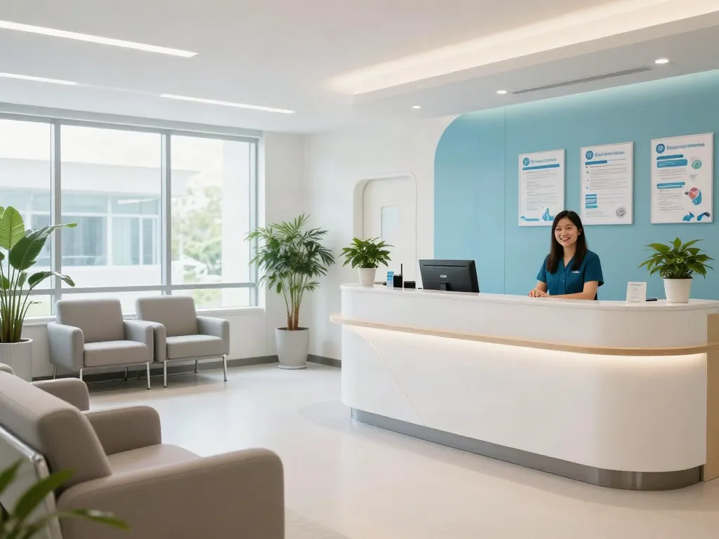 A modern health clinic environment supporting patient care; Discover trusted medical services with toto slot connections.