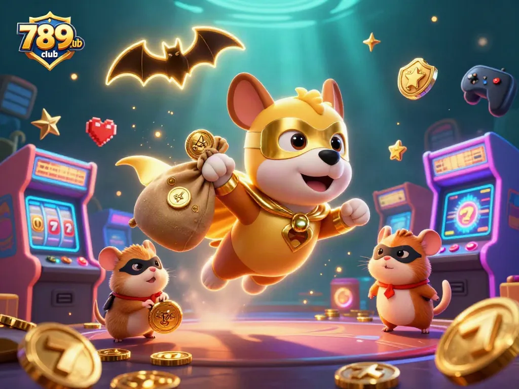 Engage in thrilling gameplay at 789club with colorful, action-packed casino elements and vibrant characters.