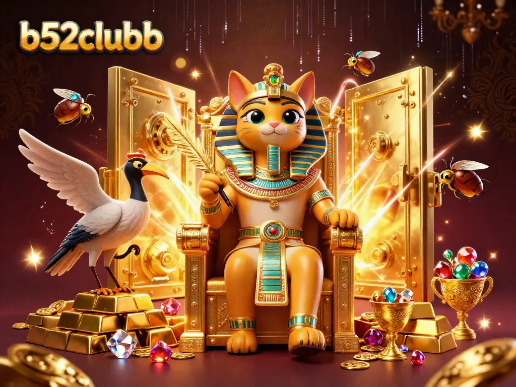 Play thrilling games at b52clubb with an Egyptian theme showcasing royal treasures.