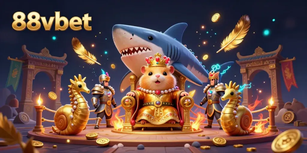 Engage in thrilling gameplay at 88vbet, where the golden hamster king rules a vibrant casino world.