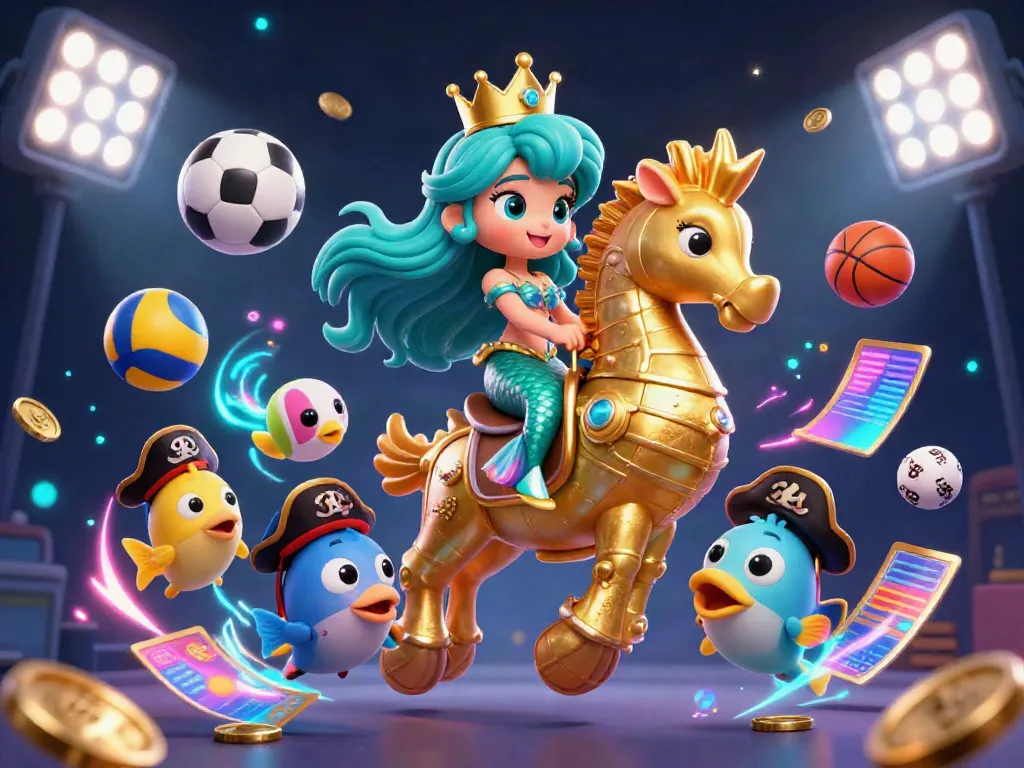 Experience thrilling gameplay with sunwin-pro’s vibrant 3D casino scene featuring a mermaid princess.