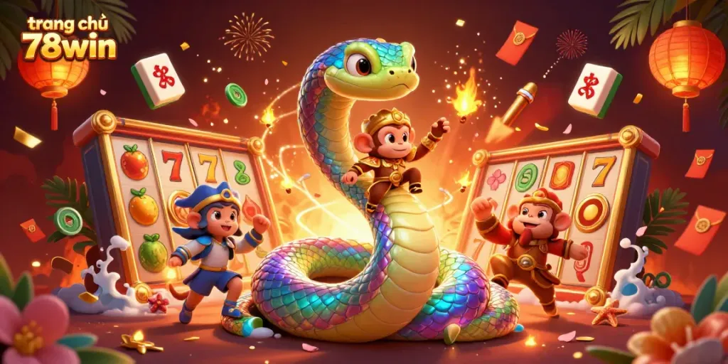 Bet on excitement with trang chủ 78win's vibrant gaming scene featuring lucky symbols.